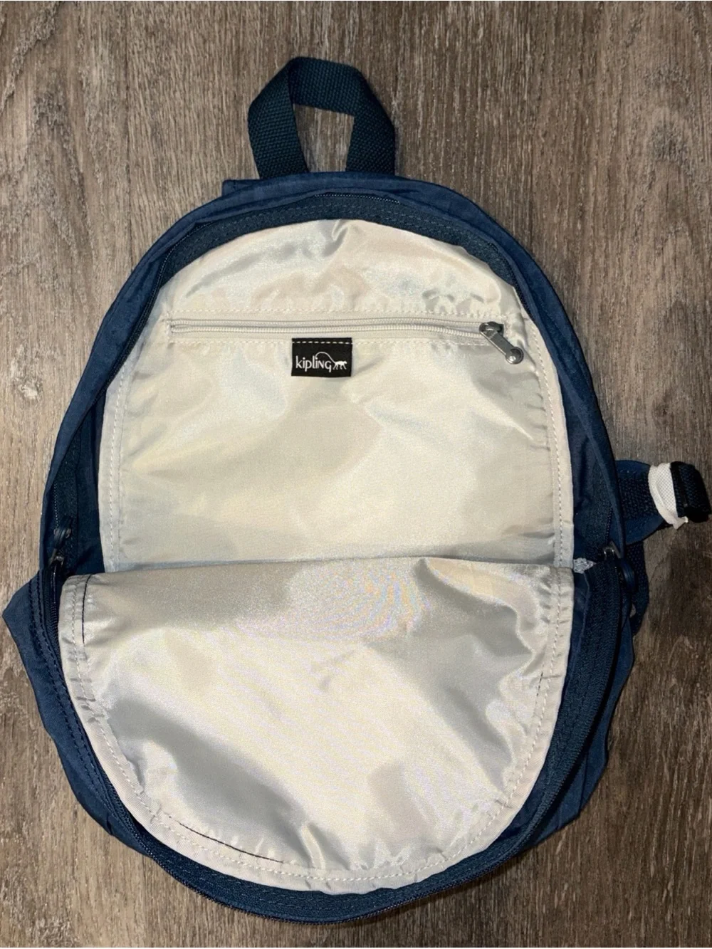 Kipling CHALLENGER Backpack BP4459 Blue Embrace Color 3lJ School Travel Gym NEW